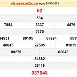 xổ số kiến thiết đắk lắk ngày 3 tháng 3
