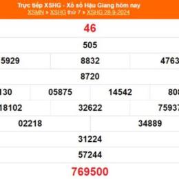 xổ số kiến thiết hậu giang ngày 26 tháng 09