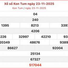 xổ số kiến thiết kon tum ngày 23 tháng 11