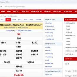 xổ số kiến thiết quảng nam ngày 11 tháng 8