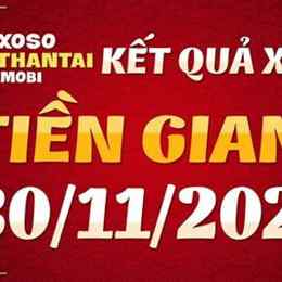 xổ số kiến thiết tiền giang ngày 30 tháng 11