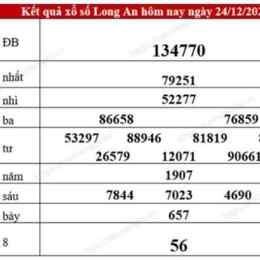 xổ số long an lâu chưa về