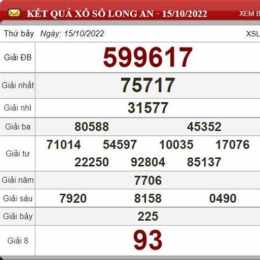 xổ số long an lâu ra