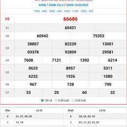 xổ số miền bắc trong vòng 10 ngày