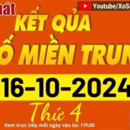 xổ số miền trung hôm nay thứ 4