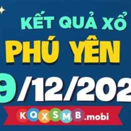 xổ số phú yên 29 tháng 12