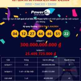 xổ số power 6/55 a trúng rồi