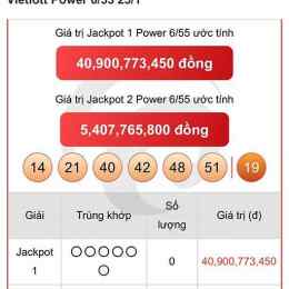 xổ số power ngày 25 tháng 11