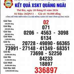 xổ số quảng ngãi 28 tháng 2