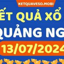 xổ số quảng ngãi ngày 13 tháng 12 năm 2025