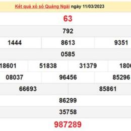 xổ số quảng ngãi ngày 18