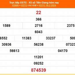 xổ số tiền giang ngày 18 tháng 01
