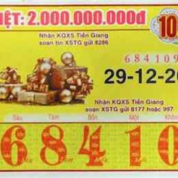 xổ số tiền giang ngày 29 tháng 03 năm 2006