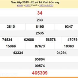 xổ số trà vinh 27/3