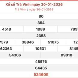 xổ số trà vinh 30 ngày gần nhất