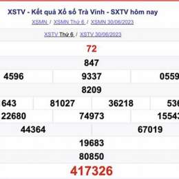 xổ số trà vinh 7 tuần