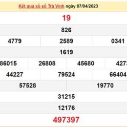 xổ số trà vinh ngày 14