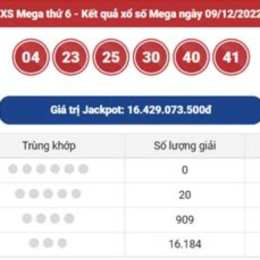 xổ số vietlott ngày 10 tháng 12