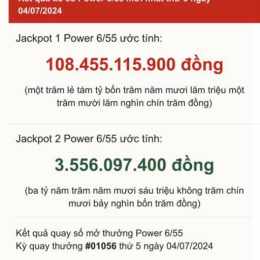 xổ số vietlott ngày 10 tháng 7