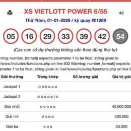 xổ số vietlott ngày 17 tháng 6