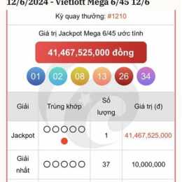 xổ số vietlott ngày 23 tháng 1