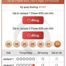 xổ số vietlott ngày 31 tháng 10