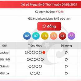 xổ số vietlott ngày 4 tháng 9