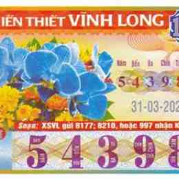 xổ số vĩnh long ngày 31