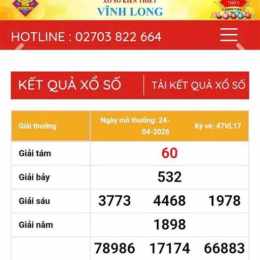 xổ số vĩnh long tuần rồi miền nam
